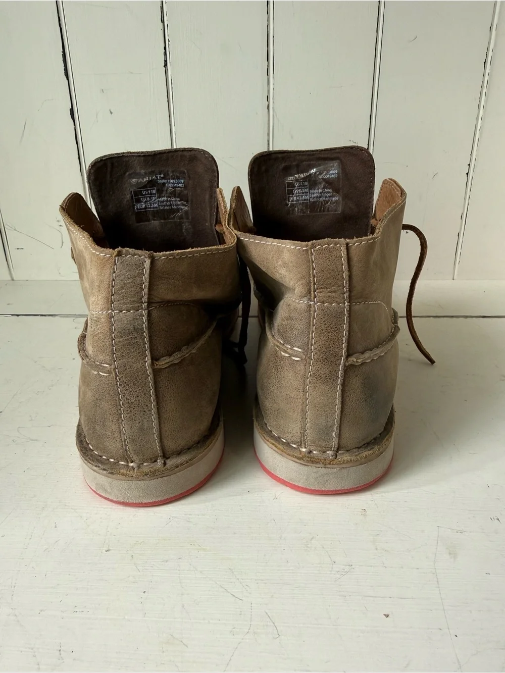 Ariat Cruiser Lace Up Chukka Suede Brown Shoes